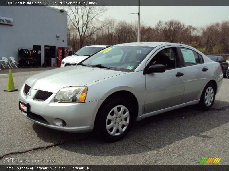 Liquid Silver Metallic / Black 2006 Mitsubishi Galant DE