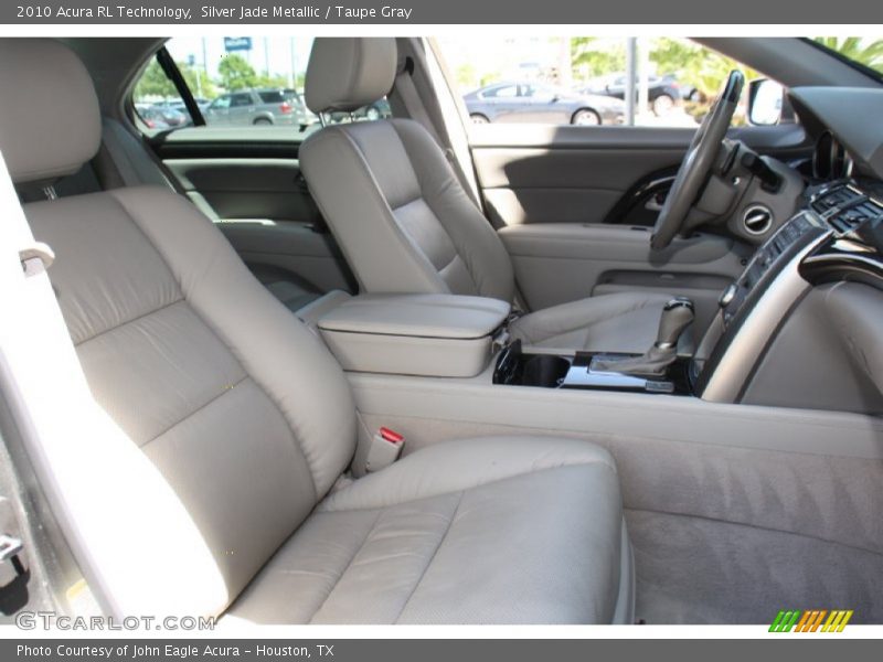 Silver Jade Metallic / Taupe Gray 2010 Acura RL Technology
