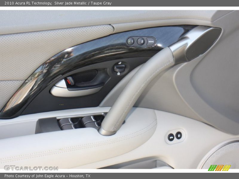 Silver Jade Metallic / Taupe Gray 2010 Acura RL Technology