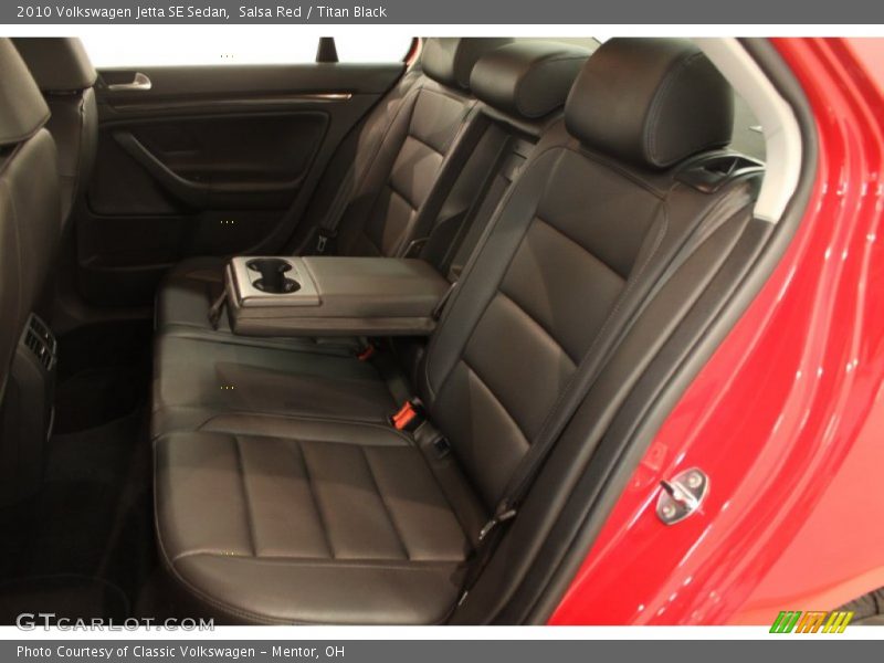 Salsa Red / Titan Black 2010 Volkswagen Jetta SE Sedan