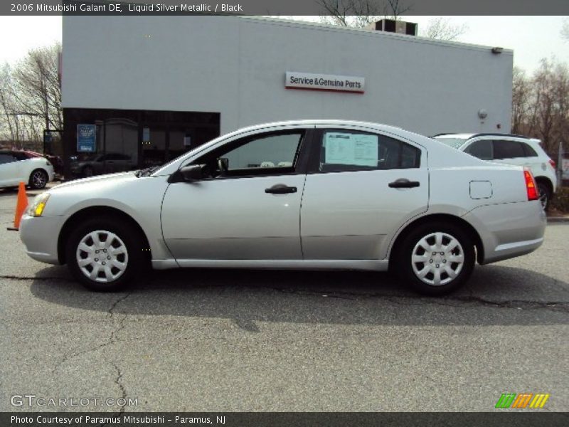 Liquid Silver Metallic / Black 2006 Mitsubishi Galant DE