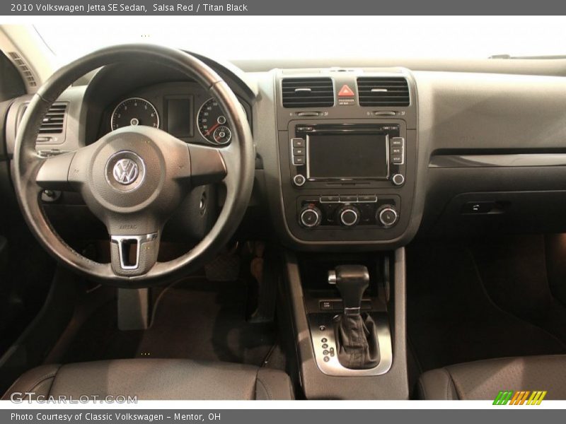 Dashboard of 2010 Jetta SE Sedan