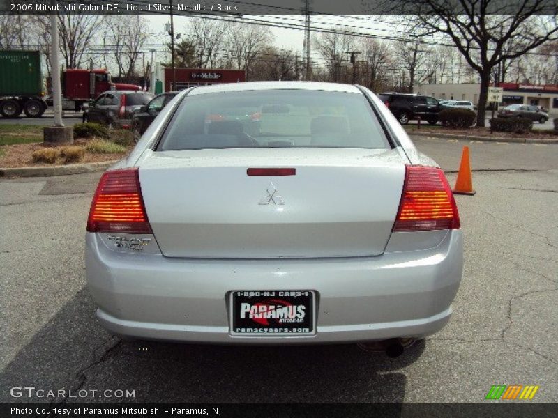 Liquid Silver Metallic / Black 2006 Mitsubishi Galant DE