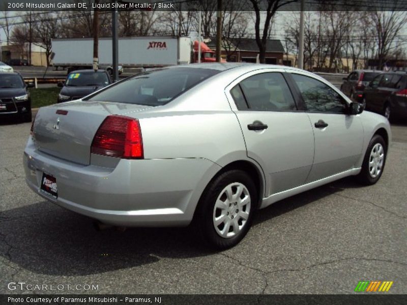 Liquid Silver Metallic / Black 2006 Mitsubishi Galant DE