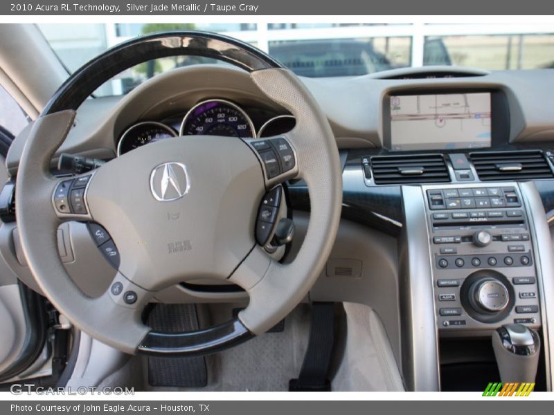 Silver Jade Metallic / Taupe Gray 2010 Acura RL Technology