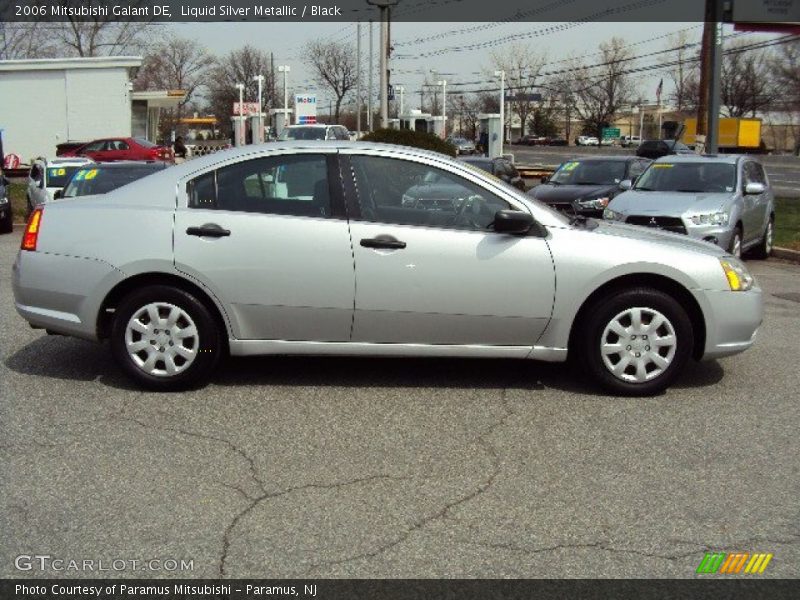 Liquid Silver Metallic / Black 2006 Mitsubishi Galant DE