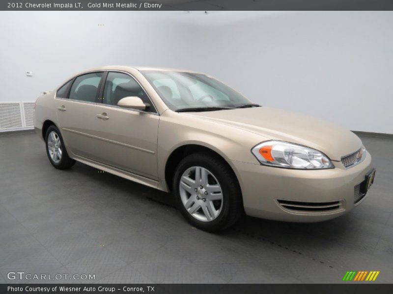 Gold Mist Metallic / Ebony 2012 Chevrolet Impala LT