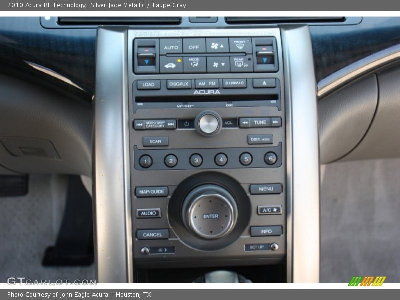 Silver Jade Metallic / Taupe Gray 2010 Acura RL Technology