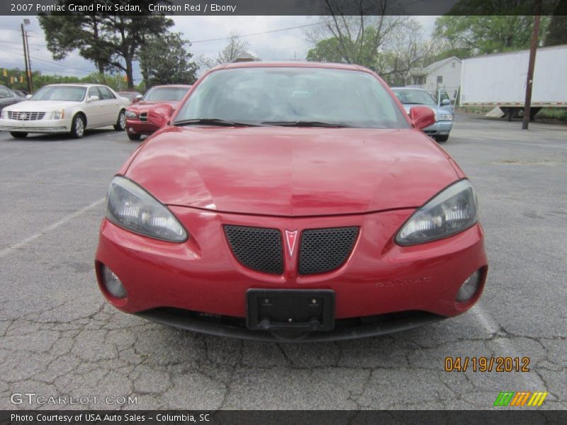 Crimson Red / Ebony 2007 Pontiac Grand Prix Sedan