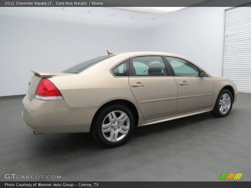 Gold Mist Metallic / Ebony 2012 Chevrolet Impala LT