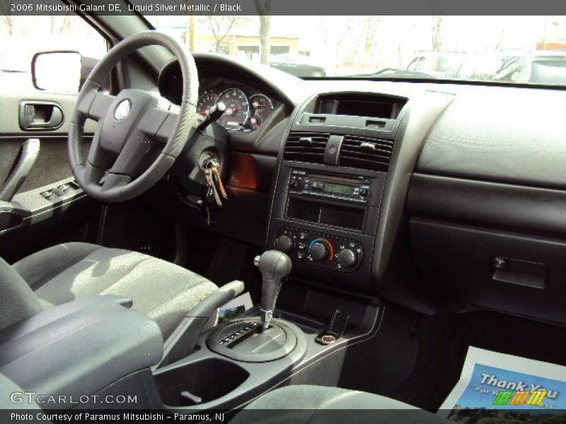 Liquid Silver Metallic / Black 2006 Mitsubishi Galant DE