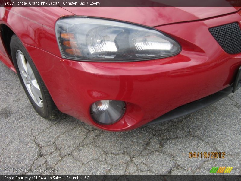 Crimson Red / Ebony 2007 Pontiac Grand Prix Sedan