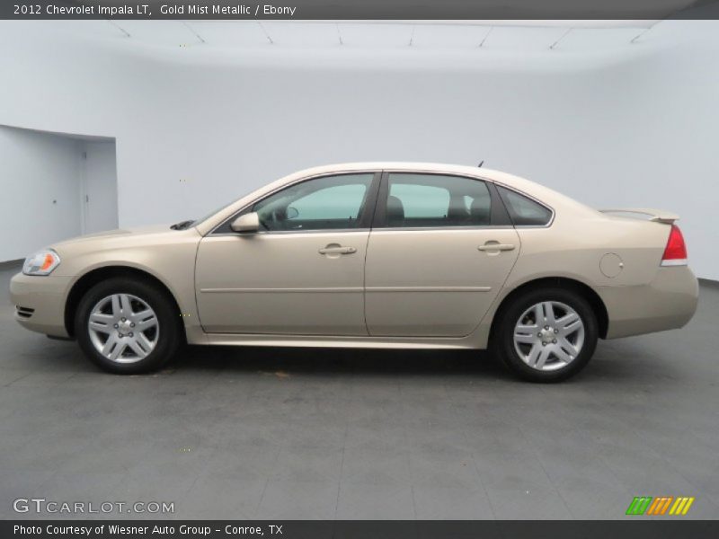 Gold Mist Metallic / Ebony 2012 Chevrolet Impala LT