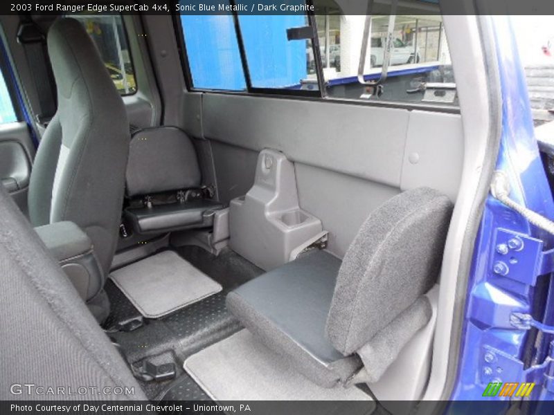 Sonic Blue Metallic / Dark Graphite 2003 Ford Ranger Edge SuperCab 4x4