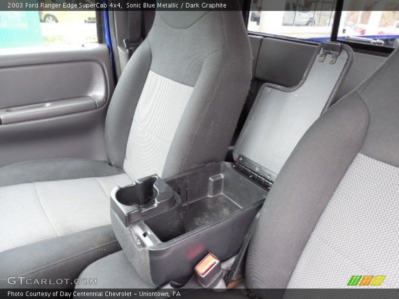 Sonic Blue Metallic / Dark Graphite 2003 Ford Ranger Edge SuperCab 4x4