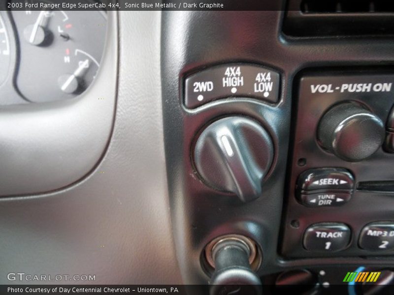 Controls of 2003 Ranger Edge SuperCab 4x4
