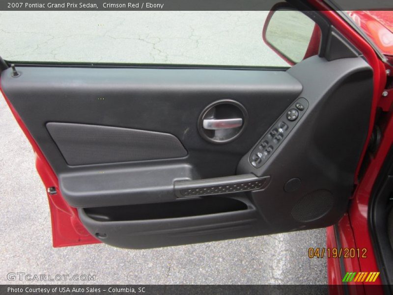 Crimson Red / Ebony 2007 Pontiac Grand Prix Sedan