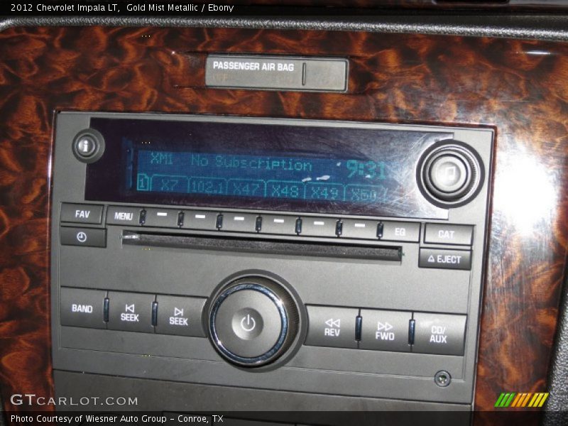Audio System of 2012 Impala LT