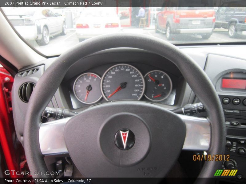 Crimson Red / Ebony 2007 Pontiac Grand Prix Sedan