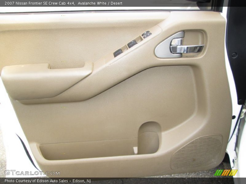 Avalanche White / Desert 2007 Nissan Frontier SE Crew Cab 4x4
