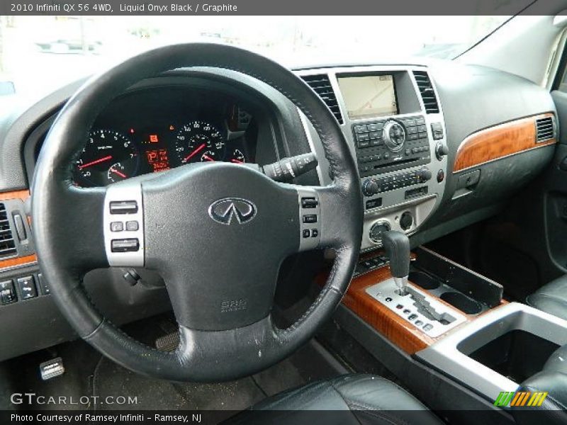 Liquid Onyx Black / Graphite 2010 Infiniti QX 56 4WD