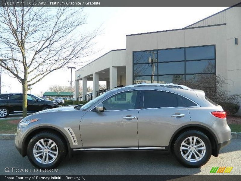 Platinum Graphite / Graphite 2010 Infiniti FX 35 AWD