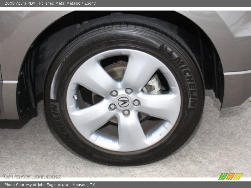 Polished Metal Metallic / Ebony 2008 Acura RDX
