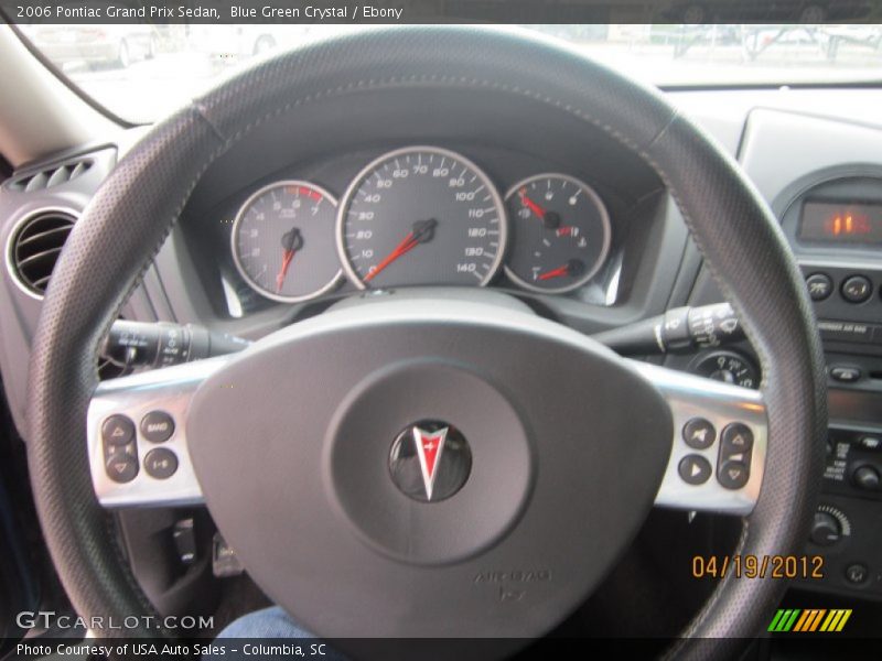 Blue Green Crystal / Ebony 2006 Pontiac Grand Prix Sedan