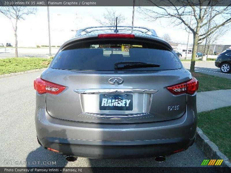 Platinum Graphite / Graphite 2010 Infiniti FX 35 AWD