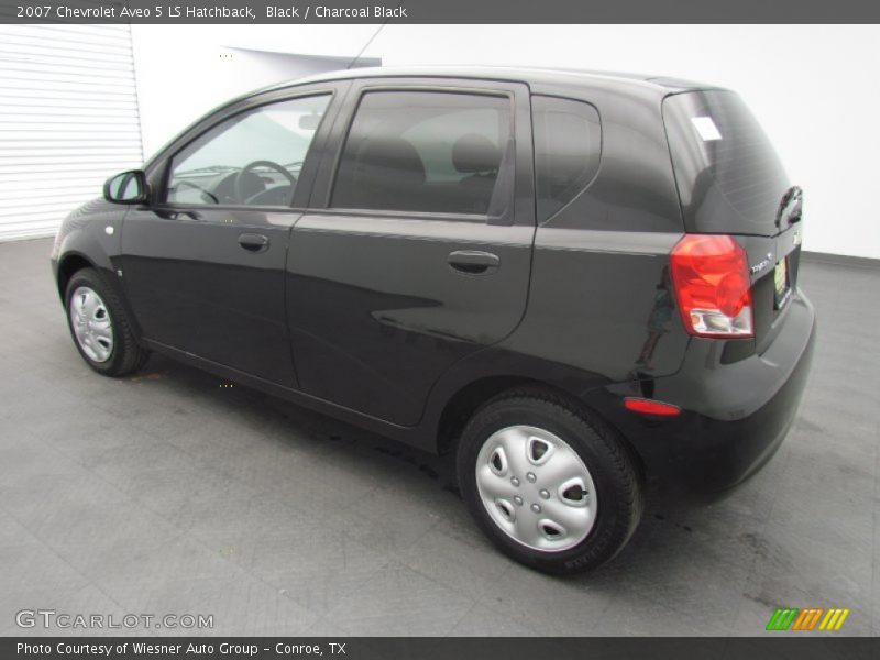 Black / Charcoal Black 2007 Chevrolet Aveo 5 LS Hatchback
