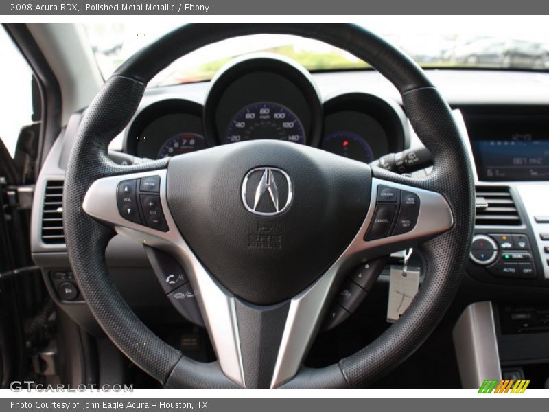Polished Metal Metallic / Ebony 2008 Acura RDX