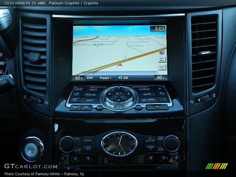 Platinum Graphite / Graphite 2010 Infiniti FX 35 AWD