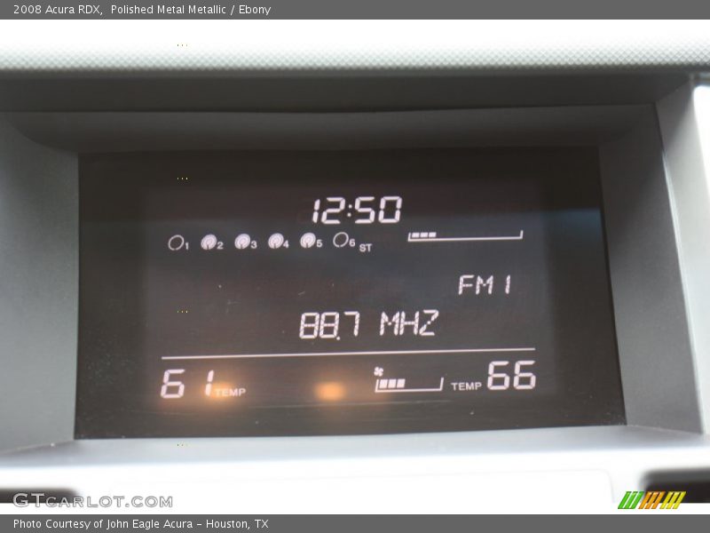 Polished Metal Metallic / Ebony 2008 Acura RDX