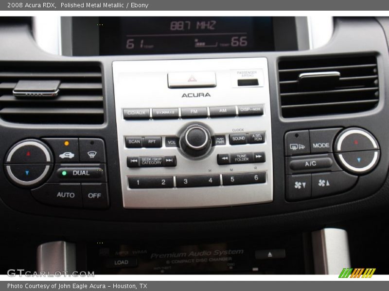 Polished Metal Metallic / Ebony 2008 Acura RDX