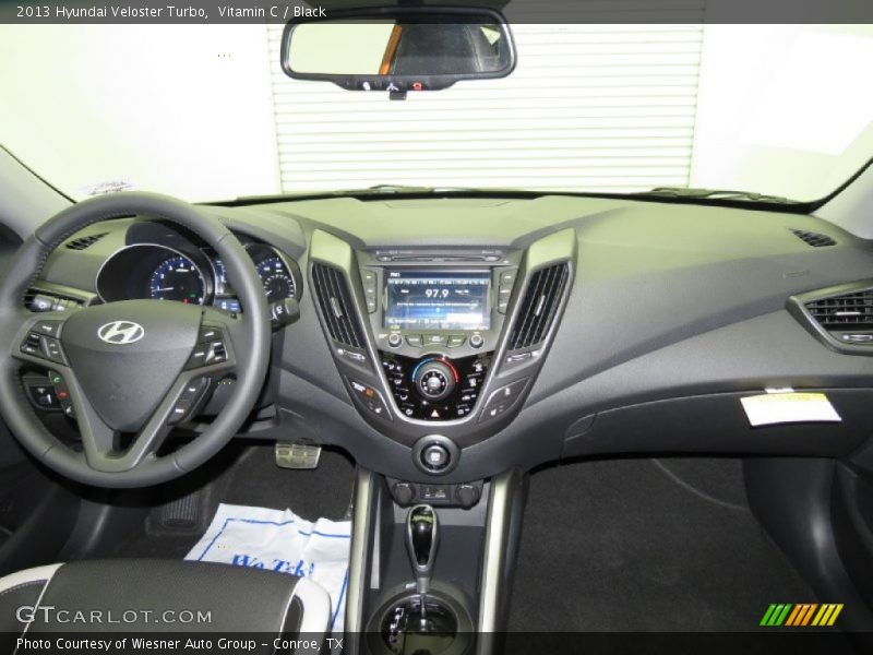Vitamin C / Black 2013 Hyundai Veloster Turbo