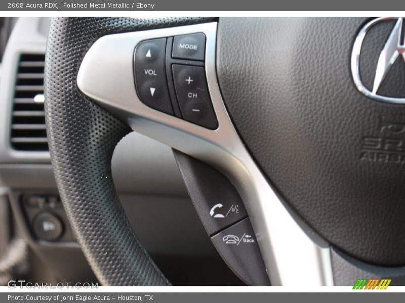 Polished Metal Metallic / Ebony 2008 Acura RDX