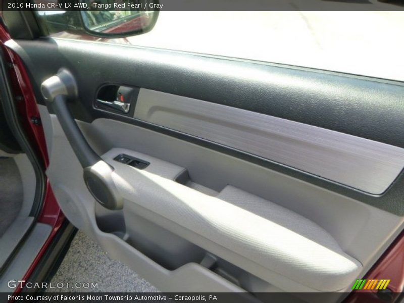 Tango Red Pearl / Gray 2010 Honda CR-V LX AWD