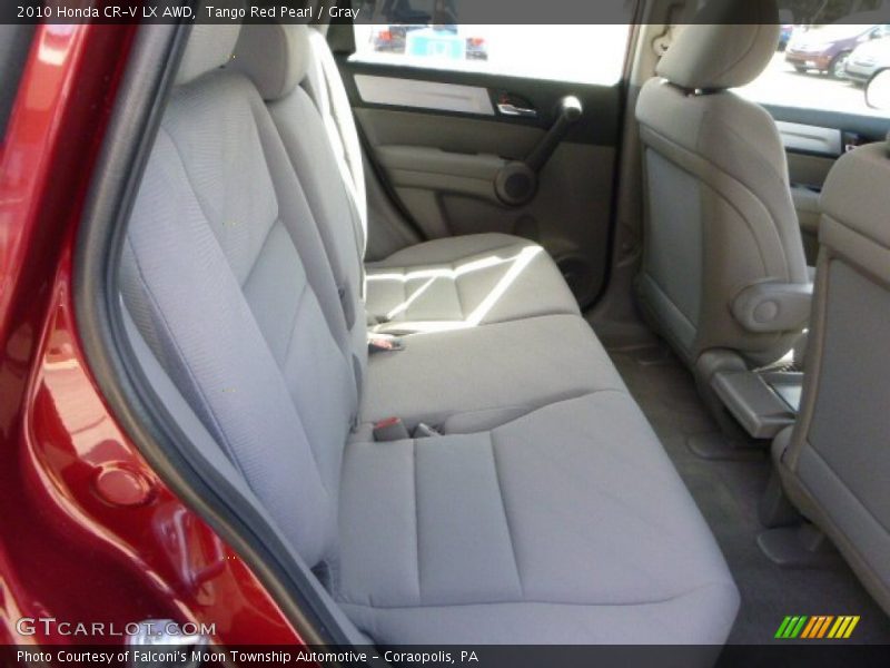 Tango Red Pearl / Gray 2010 Honda CR-V LX AWD
