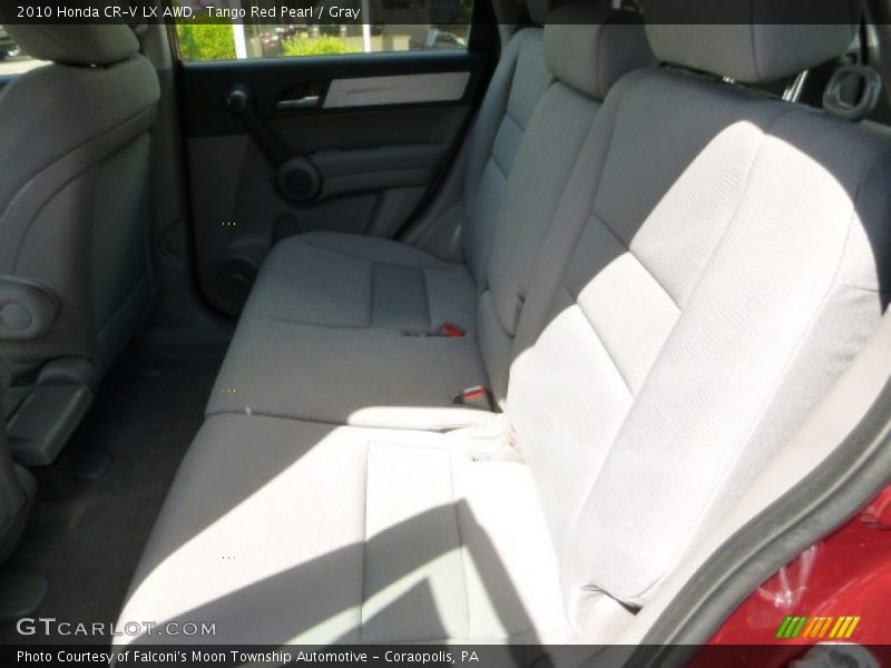 Tango Red Pearl / Gray 2010 Honda CR-V LX AWD