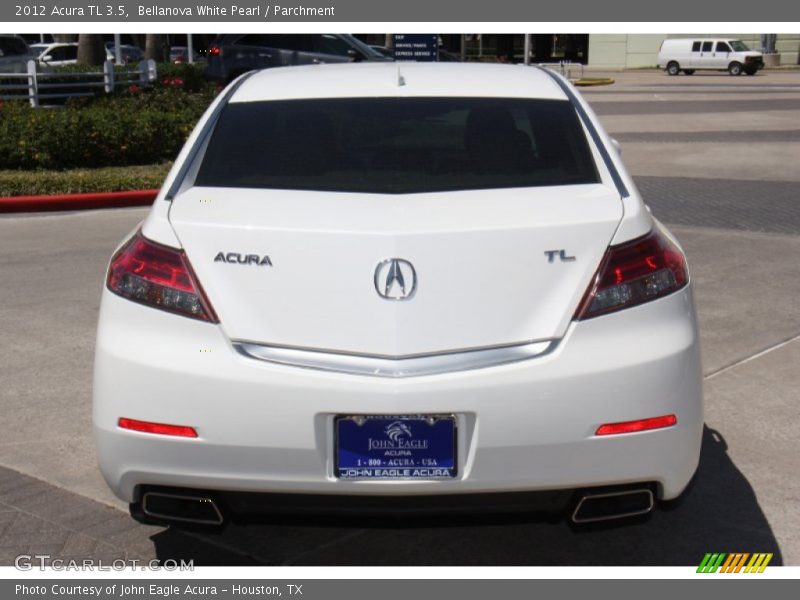 Bellanova White Pearl / Parchment 2012 Acura TL 3.5