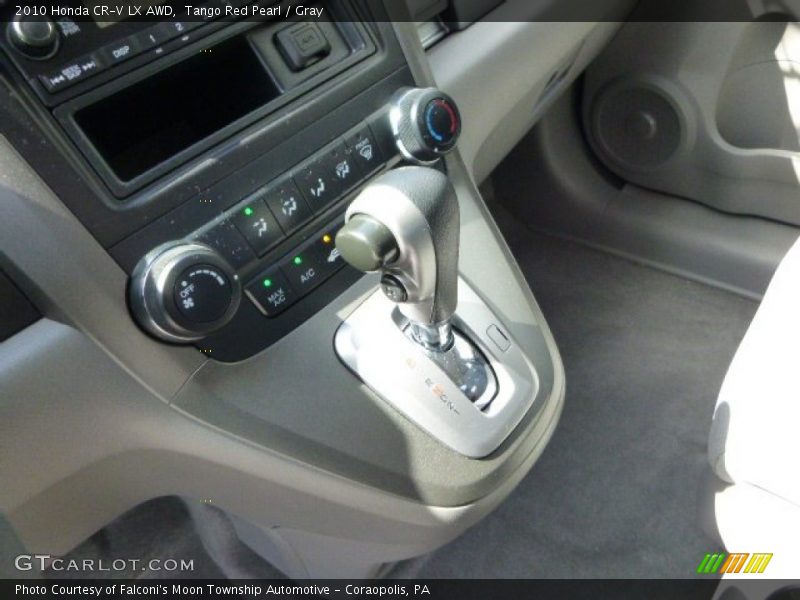 Tango Red Pearl / Gray 2010 Honda CR-V LX AWD