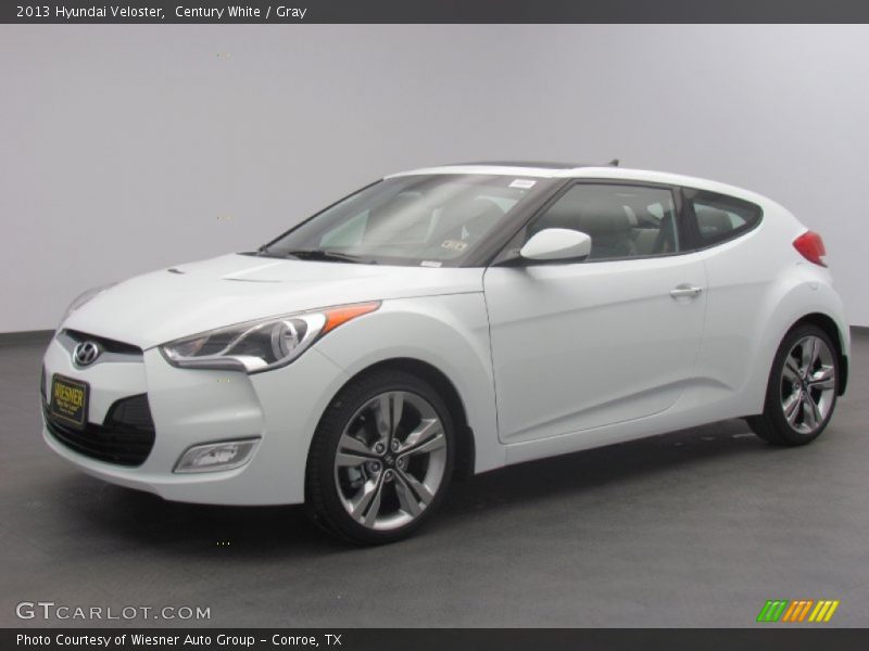 Century White / Gray 2013 Hyundai Veloster