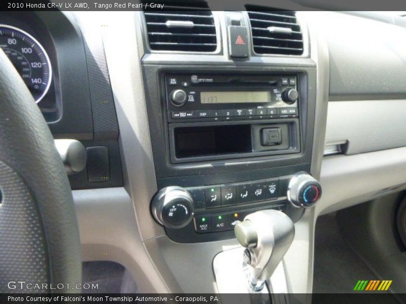 Tango Red Pearl / Gray 2010 Honda CR-V LX AWD