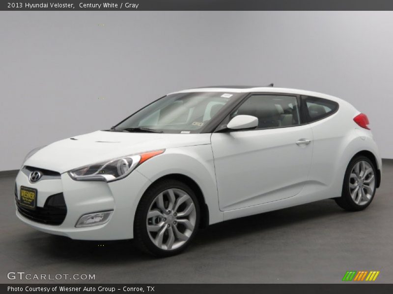 Century White / Gray 2013 Hyundai Veloster