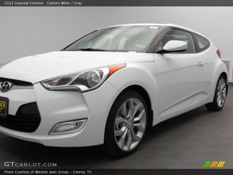 Century White / Gray 2013 Hyundai Veloster
