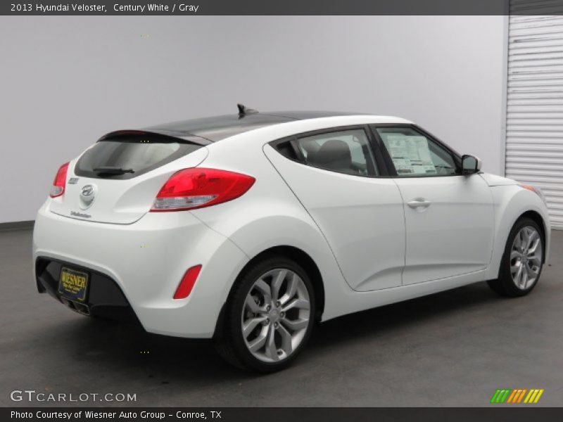 Century White / Gray 2013 Hyundai Veloster