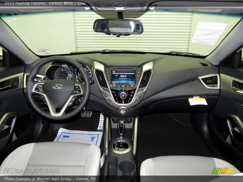 Century White / Gray 2013 Hyundai Veloster