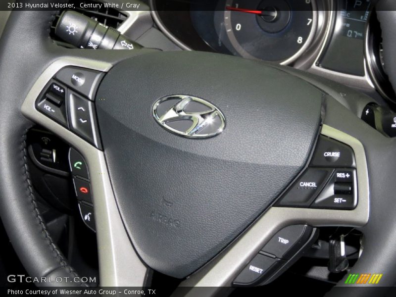 Century White / Gray 2013 Hyundai Veloster