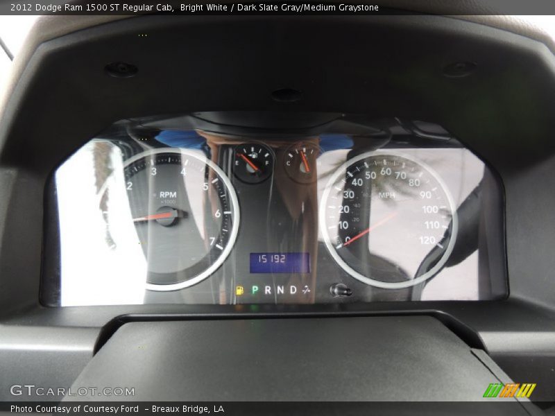 Bright White / Dark Slate Gray/Medium Graystone 2012 Dodge Ram 1500 ST Regular Cab