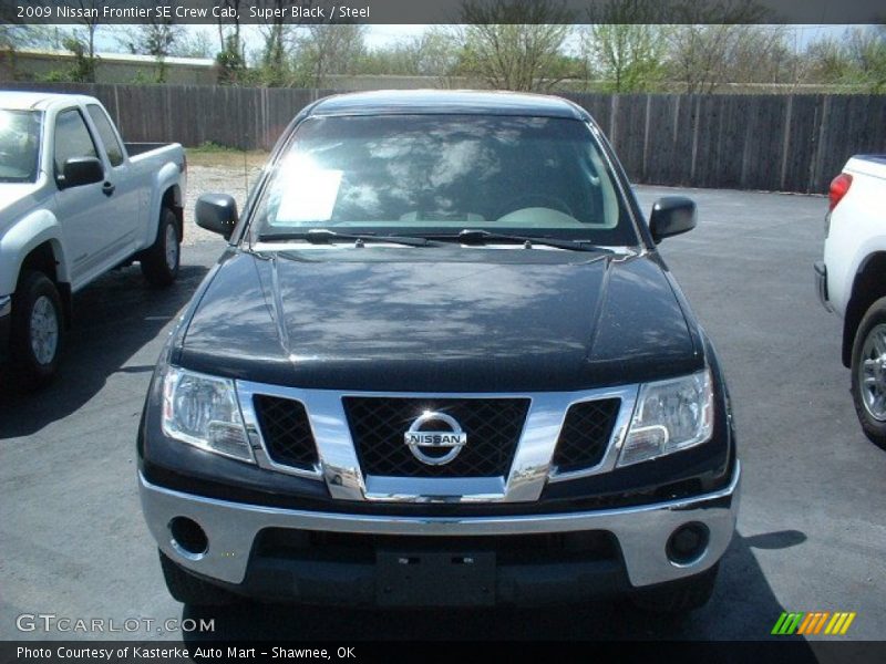 Super Black / Steel 2009 Nissan Frontier SE Crew Cab
